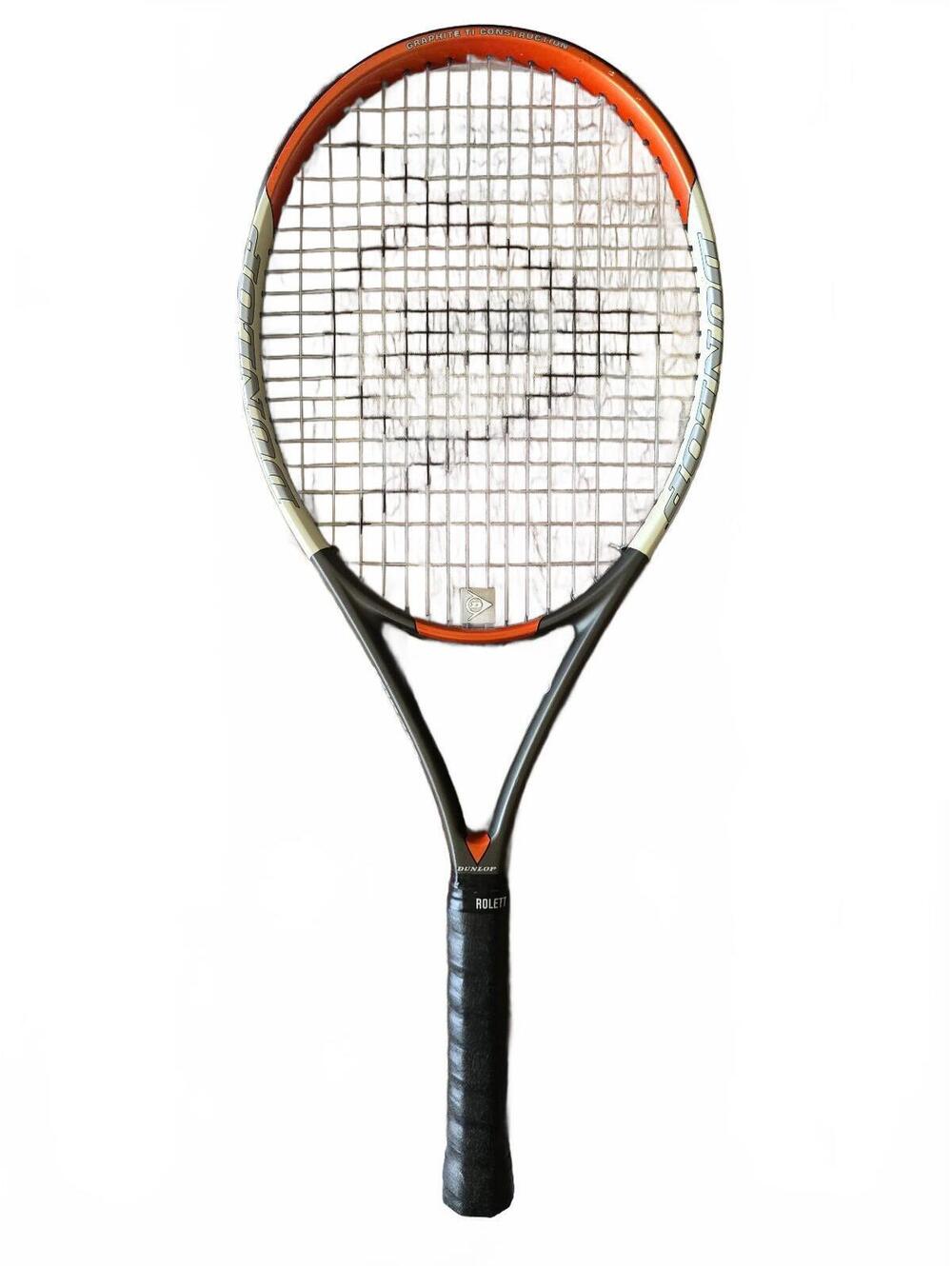 Dunlop Impact Graphite Ti Tennis Racket 108 sq in Oversize Black Orange
